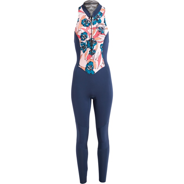 Billabong Womens Salty Jane 2mm Sleeveless Long Jane Wetsuit SLATE H42G10